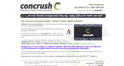Desktop Screenshot of concrush.com.au